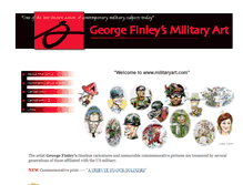 Tablet Screenshot of militaryart.com